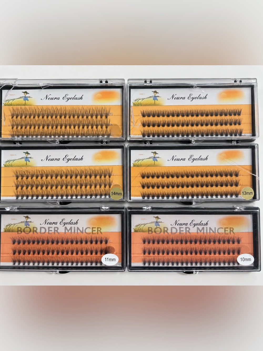 Nesura Eyelash Cluster Lashes Bundle – 6 Trays